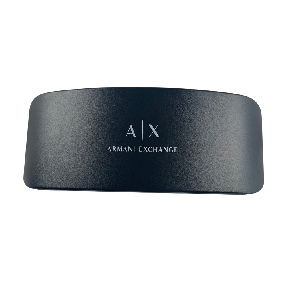 Armani Exchange AX Black Hardshell Sunglass Eyeglass Case‎ Protective Clamshell